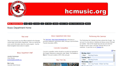 Desktop Screenshot of hcmusic.org