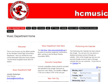 Tablet Screenshot of hcmusic.org